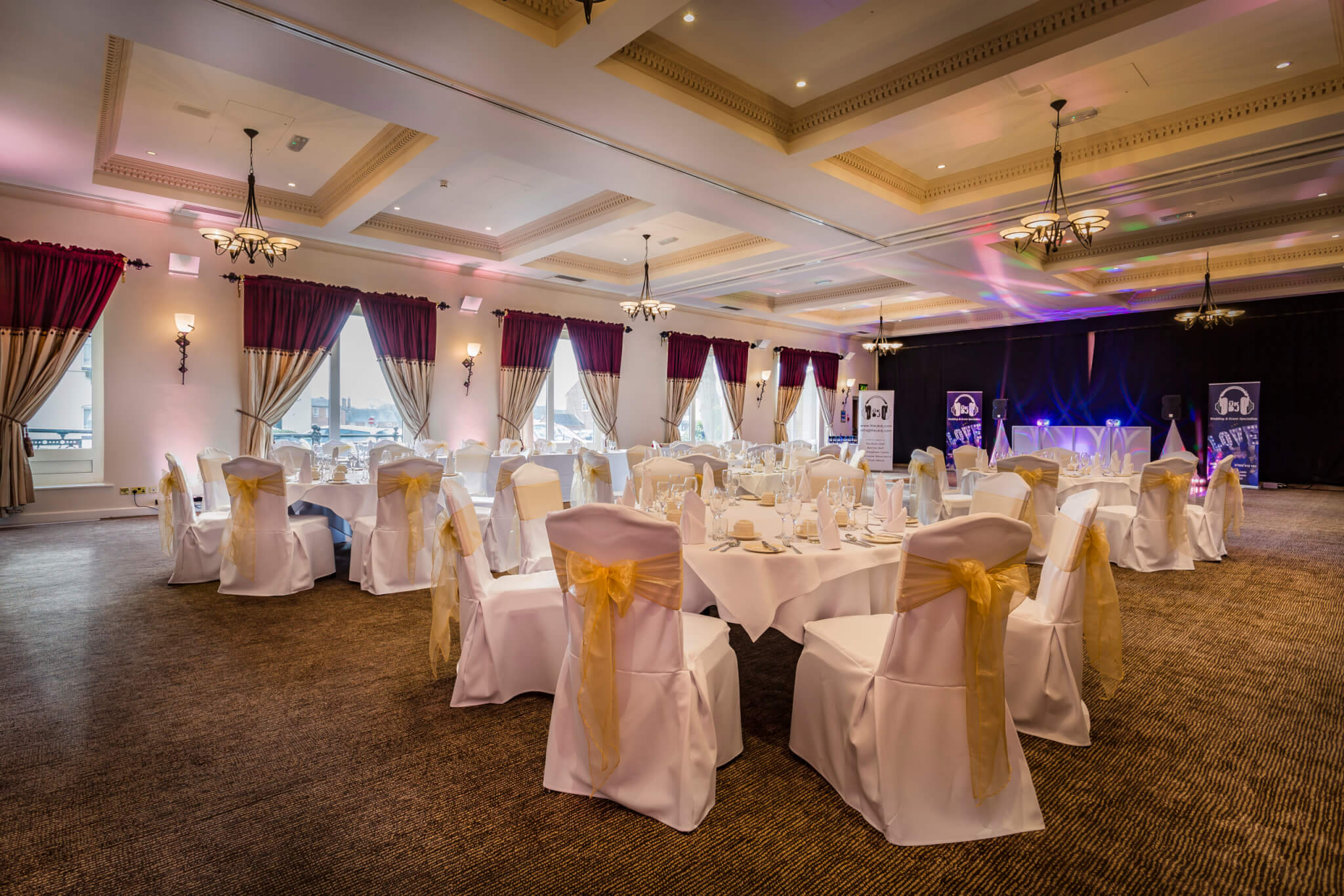 Big Bash wedding Three SWans Market Harborough scaled